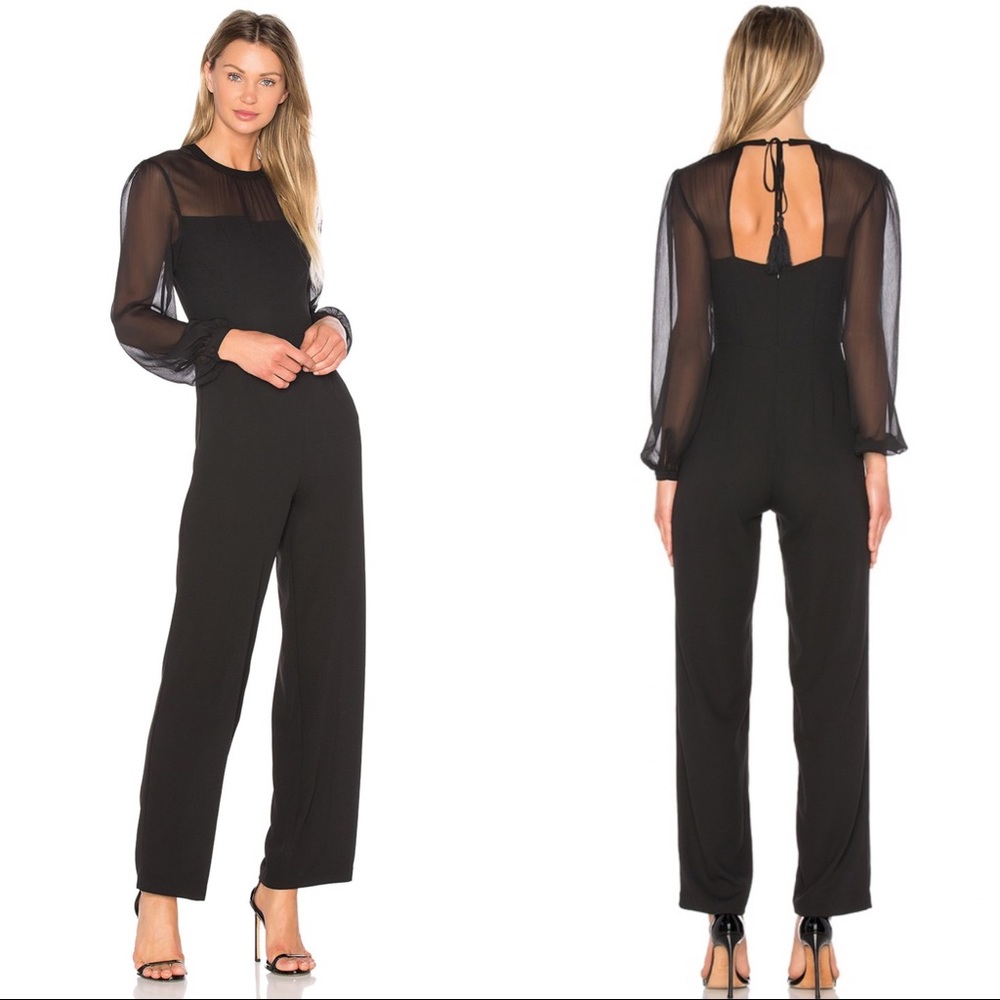 Finders Keepers Amos Jumpsuit Black Size XS